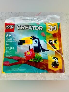 LEGO Creator Tropical Toucan 3-in-1 Toy - Yellow, Black, Green